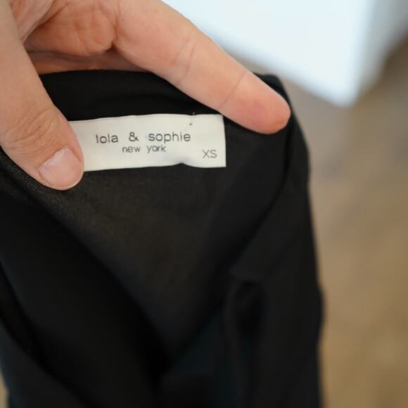 Double Georgette Cap Sleeve Top - Lola &‎ Sophie NWT XS - Picture 4 of 8